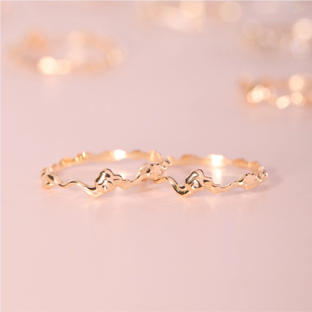 CATBIRD x The Met Cloud Stacking Ring
14k Solid Gold - Picture 6 of 8